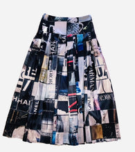 Carica l'immagine nel visualizzatore di Gallery, GONNA A PIEGHE LUNGA IN TAFFETÀ LE FIRME