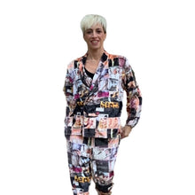 Carica l'immagine nel visualizzatore di Gallery, WRAP BLAZER VELVET GOLD