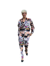 Carica l'immagine nel visualizzatore di Gallery, WRAP BLAZER VELVET GOLD