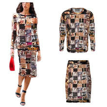 Carica l'immagine nel visualizzatore di Gallery, SKIRT JERSEY VELVET GOLD