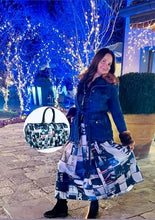 Carica l'immagine nel visualizzatore di Gallery, GONNA A PIEGHE LUNGA IN TAFFETÀ LE FIRME